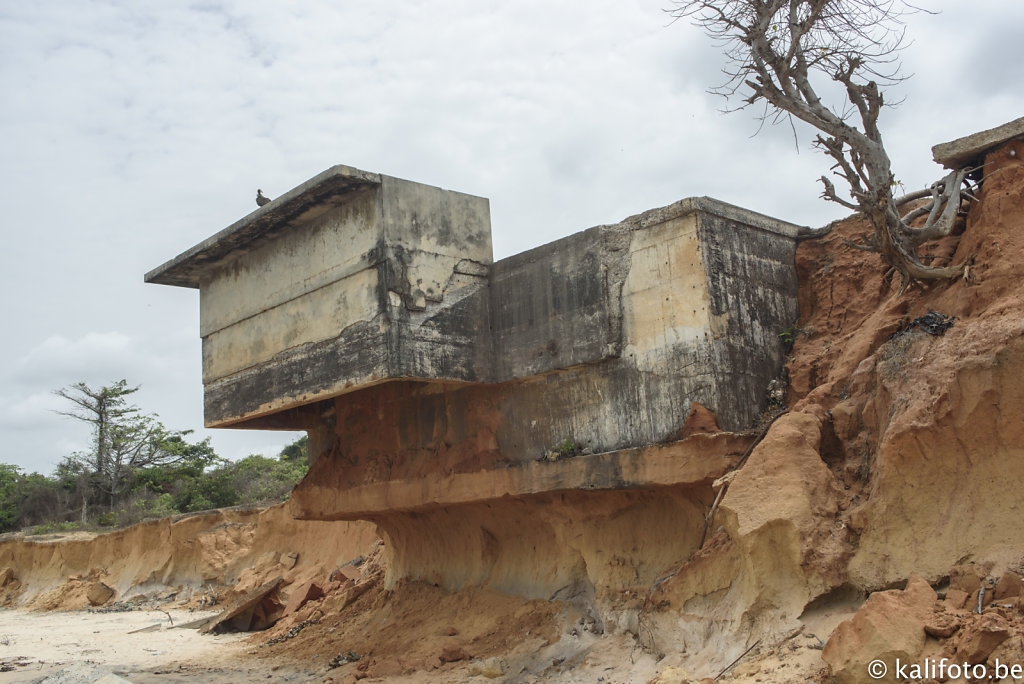 Erosion maritime à Varela